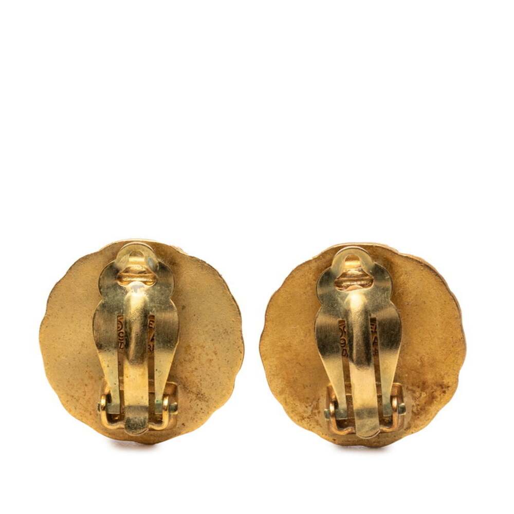 Chanel Cc Logo Clip-On Earrings Metal #246979C61B - Picture 2 of 3